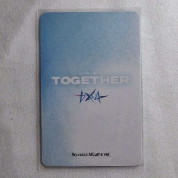 TXT The Star Chapter: TOGETHER (Weverse album, Version A) Photocard - Picture 2 of 2